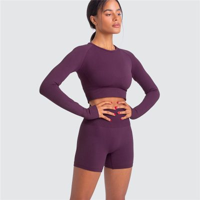 divinely purple yoga set