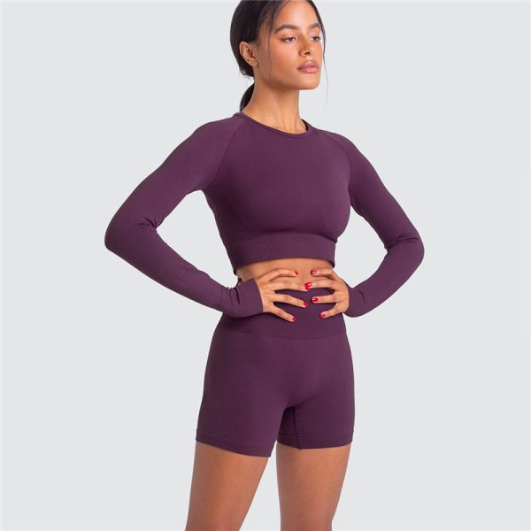 divinely purple yoga set