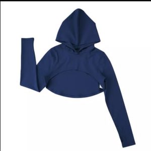 blue sports hoodie